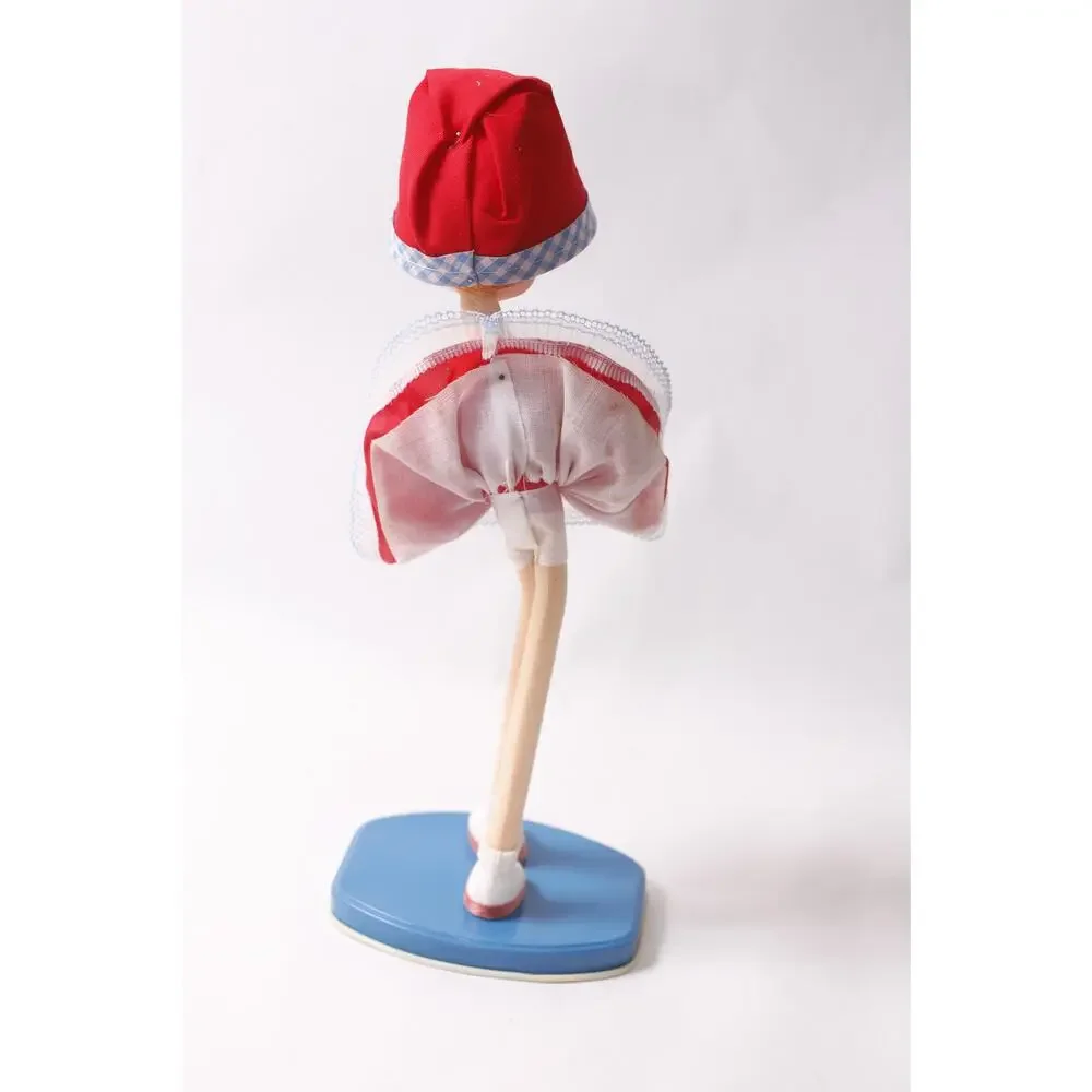 1960s Japanese Mod Bradley Doll in Red Dress 15 Inch ~ 260722-WH 655
